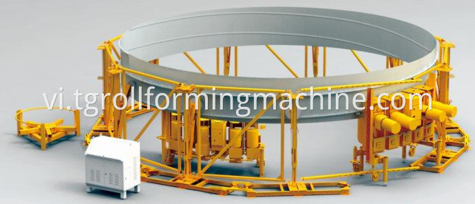 Lipp Spiral Seaming Type Silo Machine